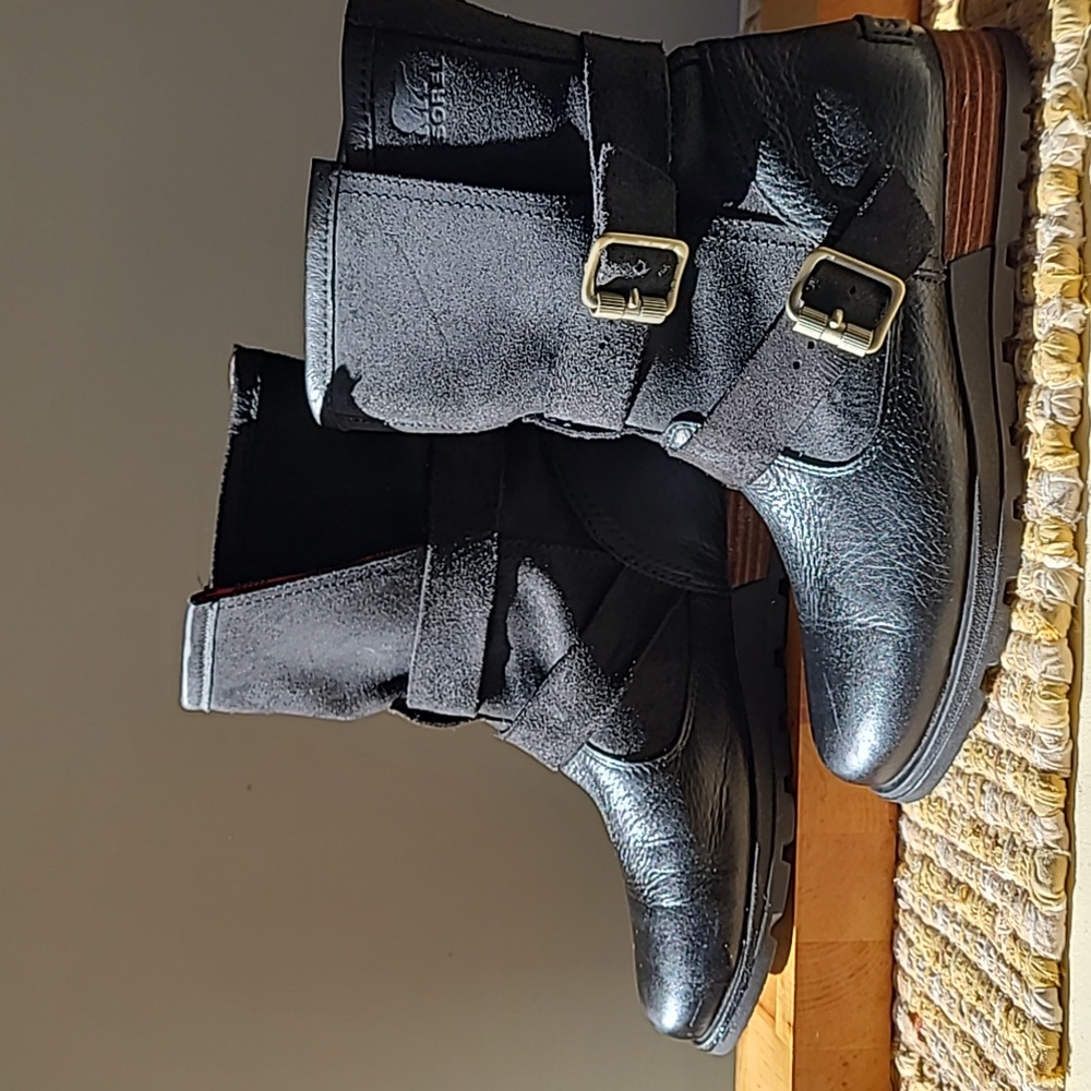 Sorel Major Moto Boots Womens 6.5